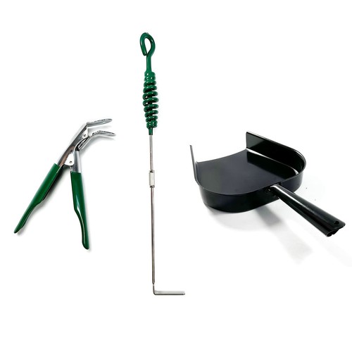 Set attrezzi cenere - cenere, griglia