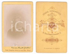 1880 ca MILANO Ritratto di