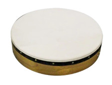 Bodhran Tamburo Etnico Irlandese 16" Celtico Legno e Pelle Naturale Nuovo 40 cm