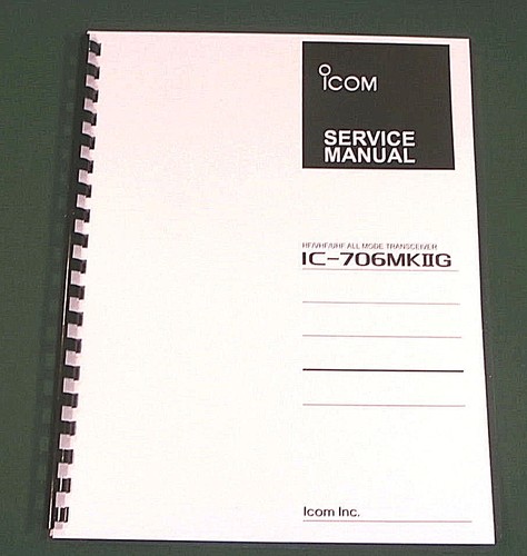 Icom 706mkiig manuale - icom, ic-706mkiig