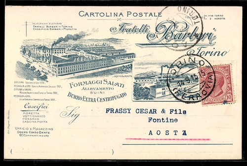 Cartolina torino fratelli - torino,,