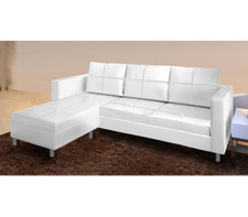 Divano 3 posti con pouf