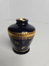 VINTAGE Limoges PORCELLANA blu