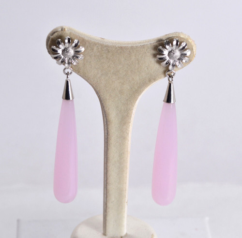 Orecchini argento 925 fiori - ,