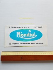 Mondial 48 Record-Record Special-Cross Special-V6-V4-Mini V4-SS V4 1970 depliant