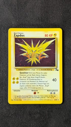 Zapdos 1999 holo - zapdos, 1999,