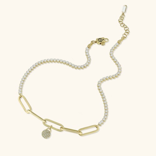 Charm rotondo per - charm, cz