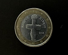 Moneta rara da 1 Euro ΚΥΠΡΟΣ Kibris 2009