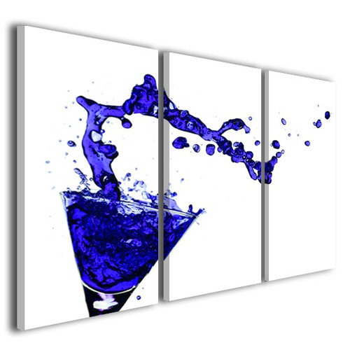 Quadri moderni blu - moderni, cocktail