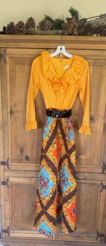 Abito maxi vintage anni - vintage, 70