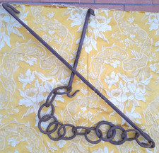 Antica catena per camino ferro