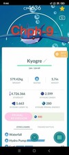 Pokemon Kyogre LV50 3 mosse
