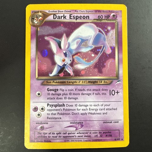 Dark espeon 105 - -, neo