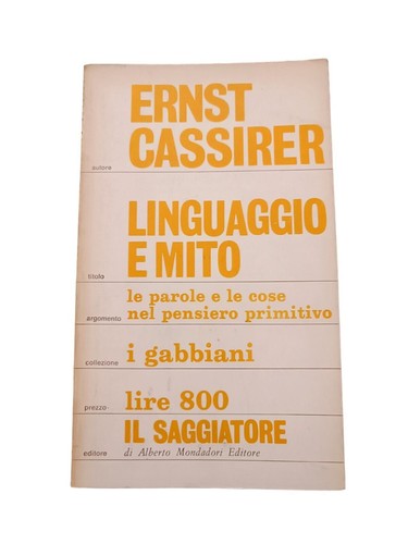 Ernst cassirer linguaggio e - cassirer,