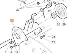 TELAIO PER TRINCIASARMENTI WB65(K110H/HR11/HR8.5) OLEOMAC