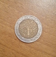 MONETA 2 EURO RARA ALBERO DELLA VITA: LIBERTÉ, ÉGALITÉ, FRATERNITÉ 1999.