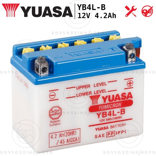 Batteria yuasa yb4l - batteria,