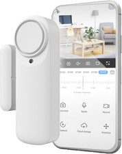 Allarme per Porta Intelligente Wifi, Sensore Magnetico per Porte, Wireless Con A