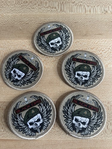 Patch militare nera ops call - militare,