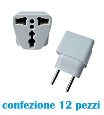 Set 12 Pezzi Adattatore Spina