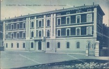 t164 cartolina spoleto scuola allievi ufficiali palazzina del comando perugia
