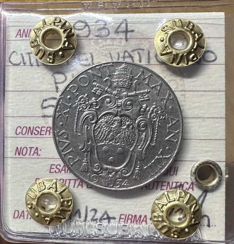 Moneta citta del vaticano pio - moneta,