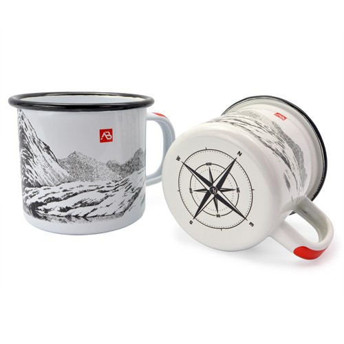 Tazza smaltata outdoor - , motivo