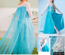 Frozen - Vestito Carnevale Elsa 2-12 Y anni Dress up Elsa Costumes 789007K - CL