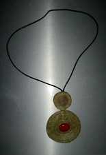Collana etnica con medaglione - con,