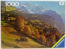 Puzzle Old Stock Ravensburger 1000 pz -Veduta di Wengen ~ Schweiz