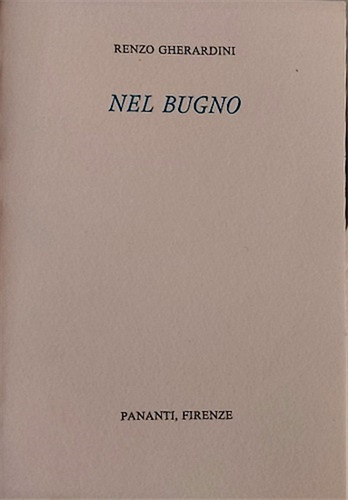 Gherardini renzo nel bugno - -,