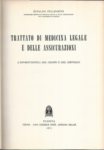 Trattato medicina legale - di, e