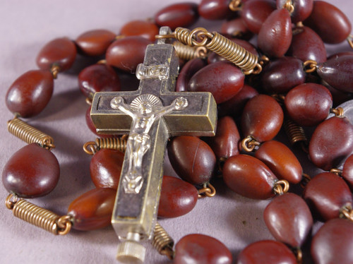 Rosary 1940s catholic - rosary, cross