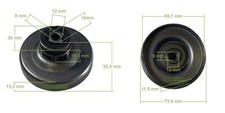 Pignone 3/8" 6 denti per