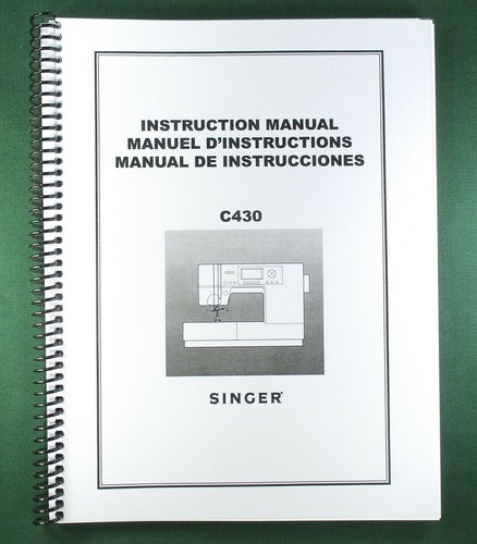 Singer c430 manuale - c430,