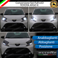 CONVERSIONE FARI FULL LED TOYOTA AYGO X 12800 LUMEN 6000K BIANCO CANBUS