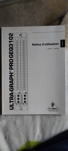 Behringer ultra graph - ultra-graph, pro
