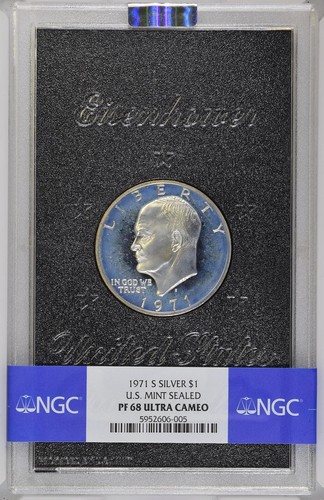 1971 eisenhower ngc pf68 - eisenhower,