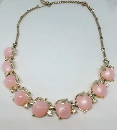 Collana vintage coro rosa - vintage,