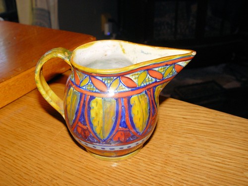 Italian majolica pitcher - italian, /