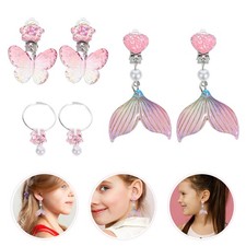  3 paia di orecchini a clip