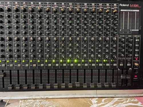 Mixer audio roland m16e - audio,