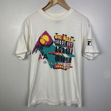 T-shirt vintage Andre Agassi tennis anni 90, punto singolo made in USA, uomo grande