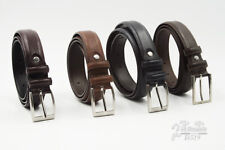 Cintura uomo donna in vera pelle stampa lucertola lavorazione artigianale cm 3