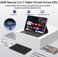 2026 Newest 2 in 1 Tablet