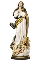 Statua Immacolata concezione del Murillo in legno VARIE MISURE DISPONIBILI