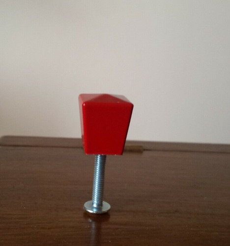 Pomolo pomello rosso vintage - rosso,