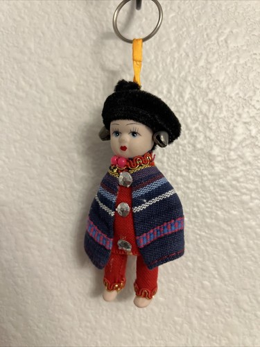 Portachiavi figura bambola - portachiavi,