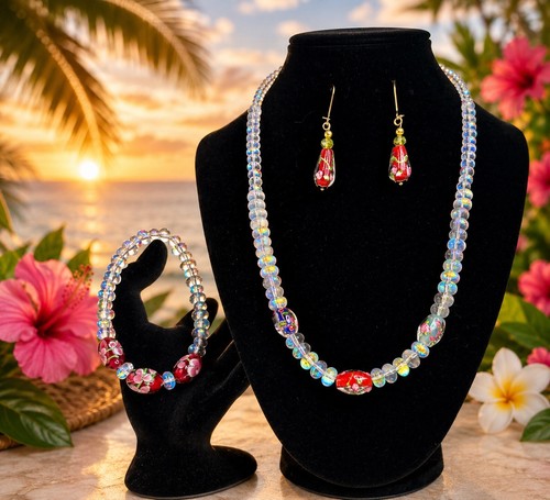 Set gioielli perle graduate