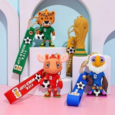 Set 4 Llaveros Mascota Mundial